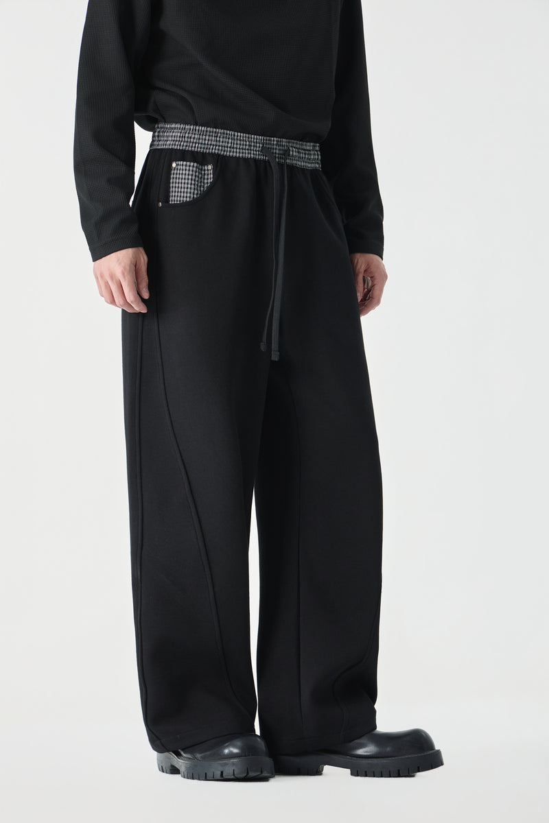 Noir Parallel Pants Flat lay | Weezy