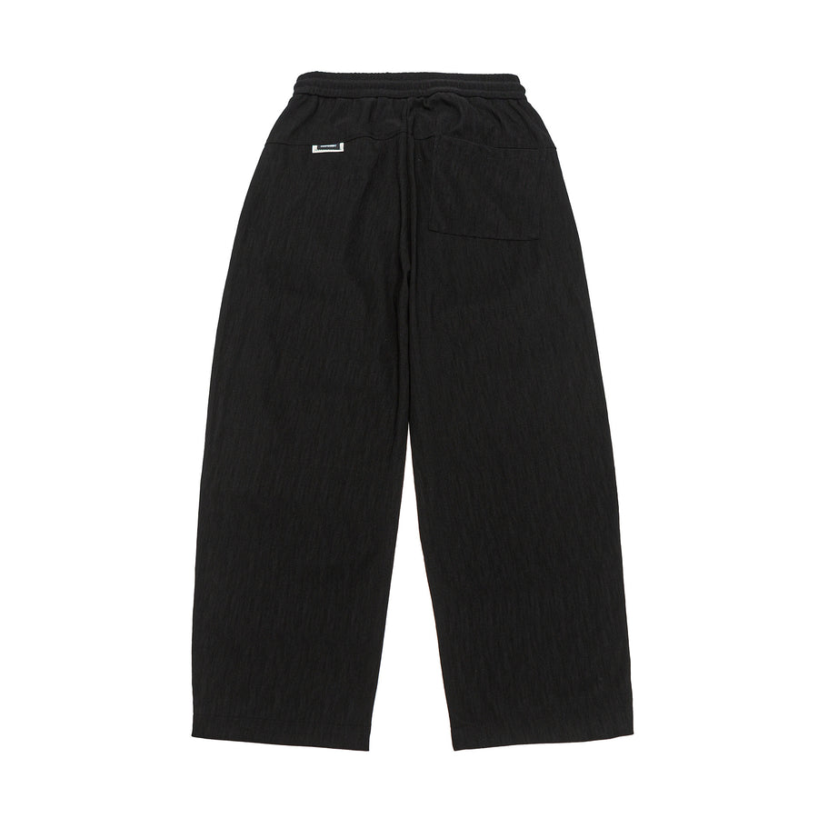 Jet Black Column Trousers View 9 | Weezy