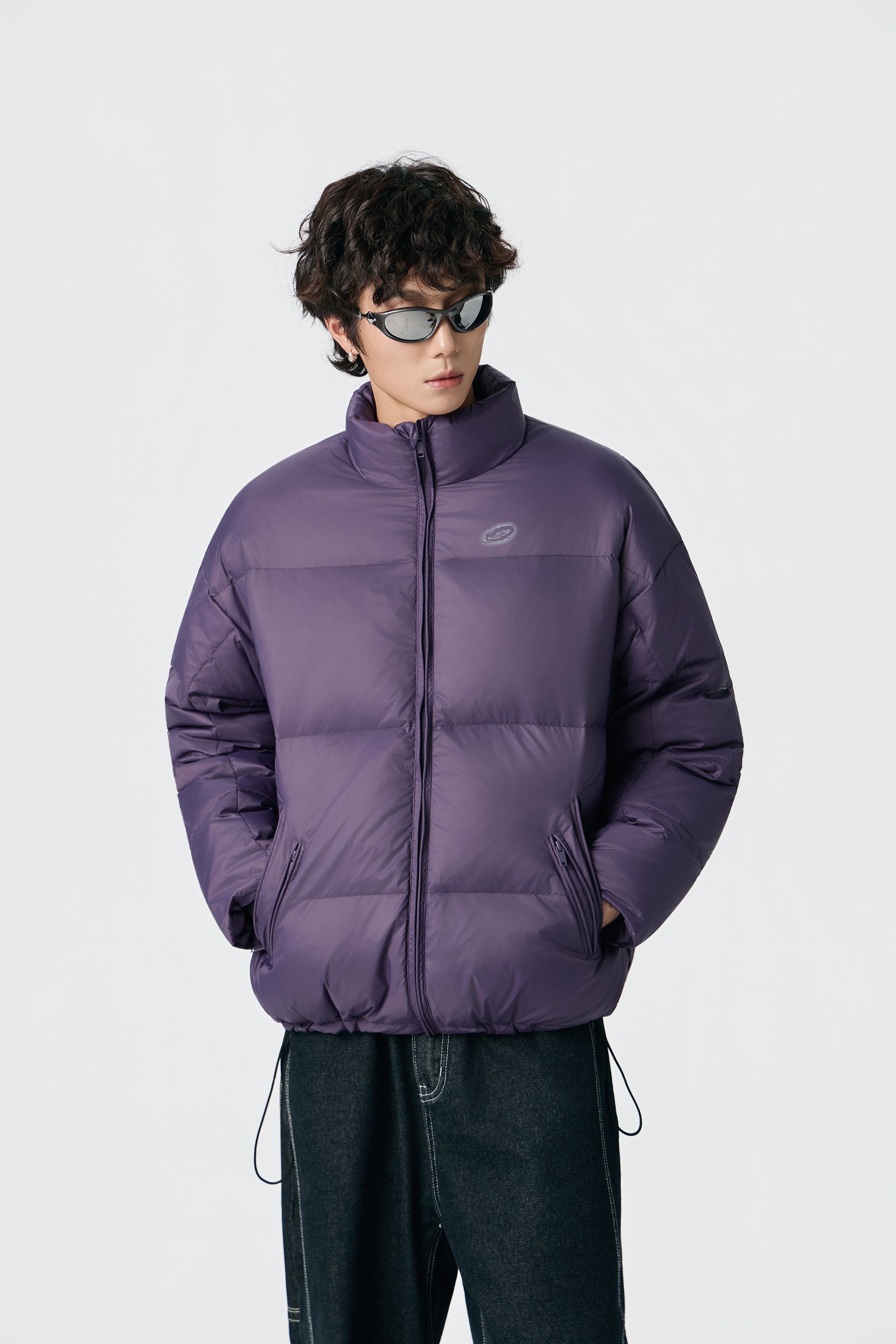 Ridge Plum Puffer Jacket