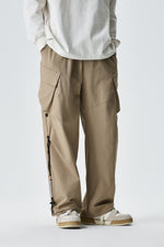 Beige Urban Drifter Utiliity Cargo Pants Model view | Weezy