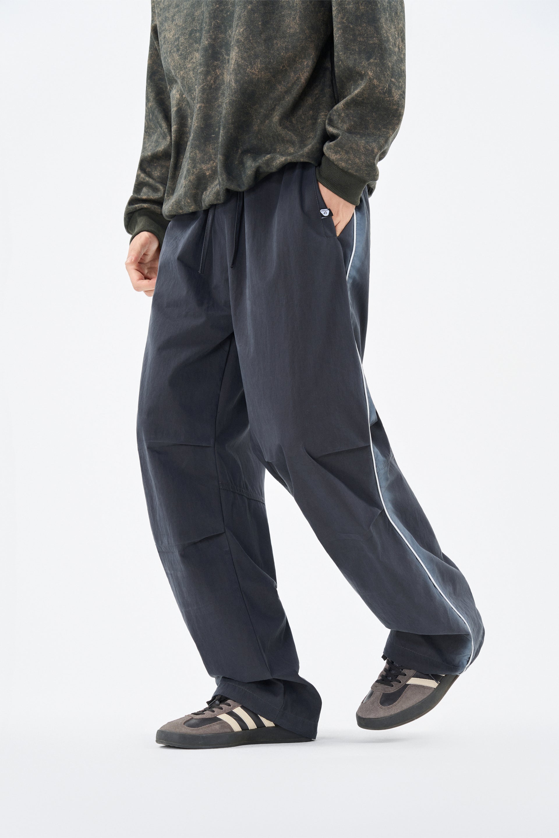 Ash Grey Cargo Pants