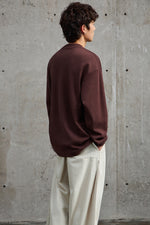 Elegant Maroon Sweatshirt Side view | Weezy