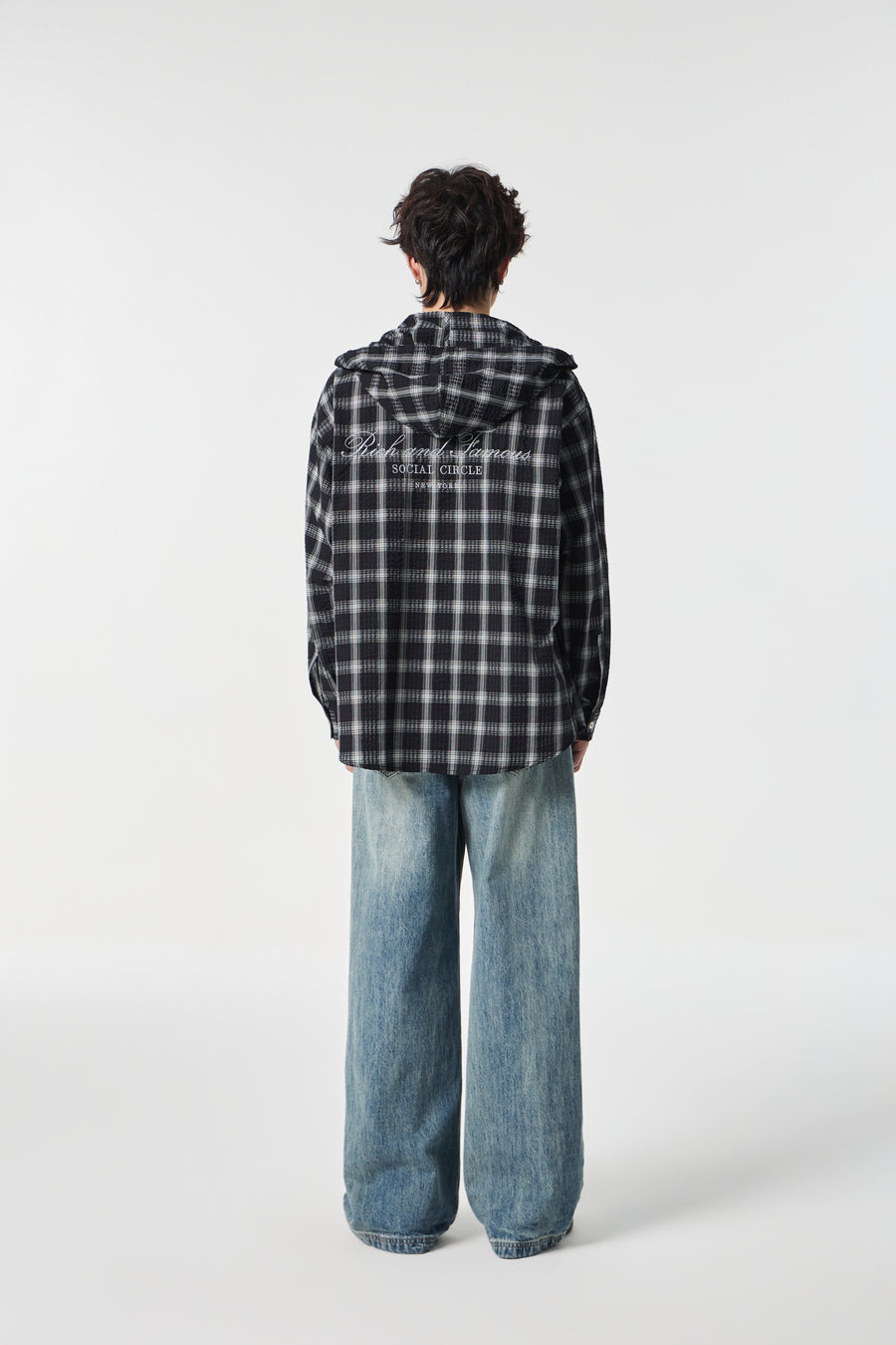 Obsidian Narrative Hooded Shirt View 11 | Weezy