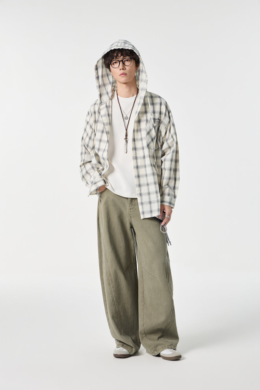 Bone Narrative Hooded Shirt View 12 | Weezy