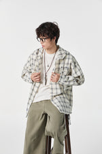 Bone Narrative Hooded Shirt Back view | Weezy