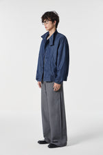 Navy Monolith Overshirt View 12 | Weezy