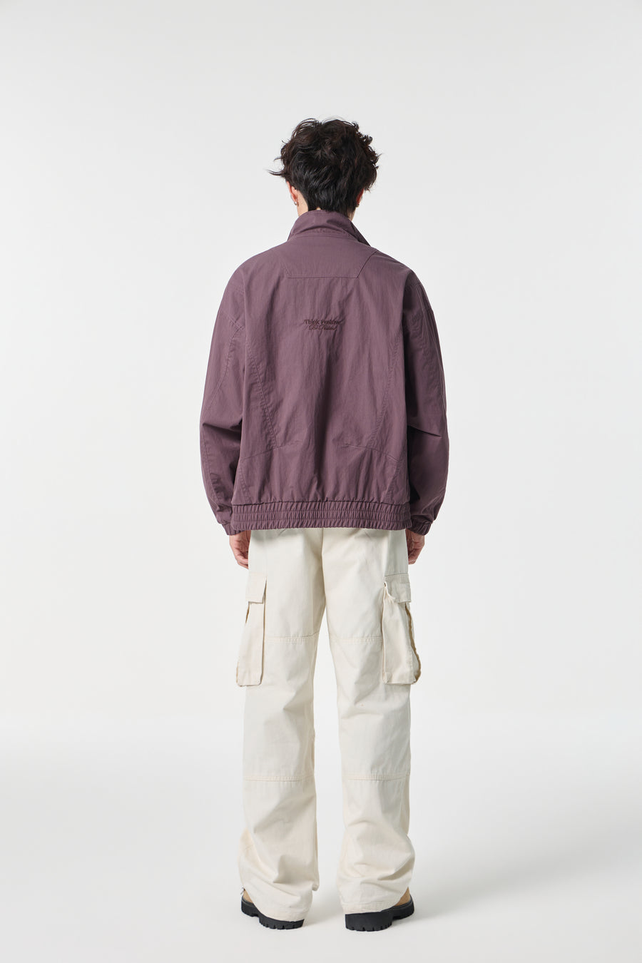 Mulberry Monolith Overshirt Detail view | Weezy