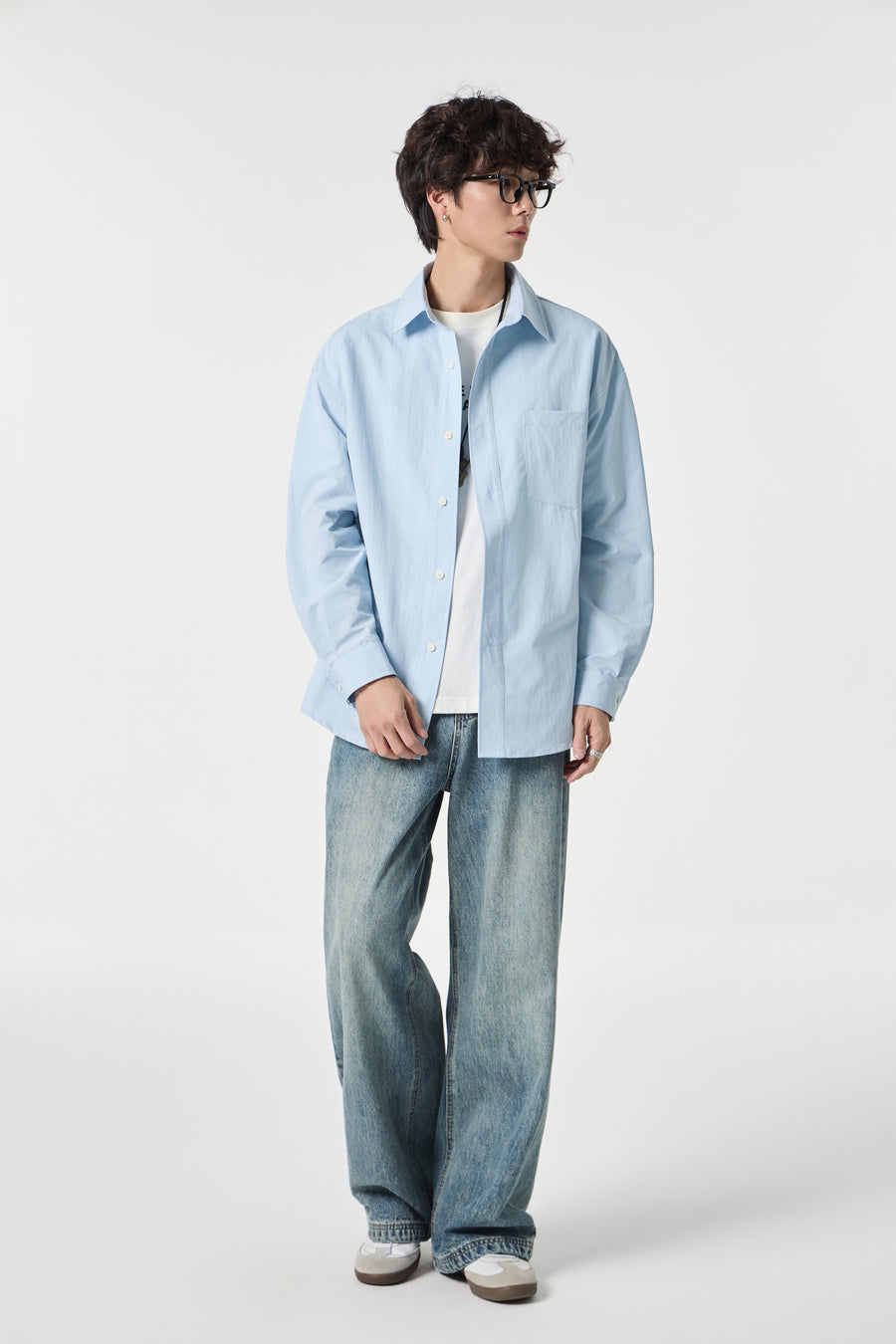 Sky Drift Overshirt: Detail view | Weezy