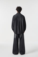 Noir-Wash Paneled Shirt View 11 | Weezy