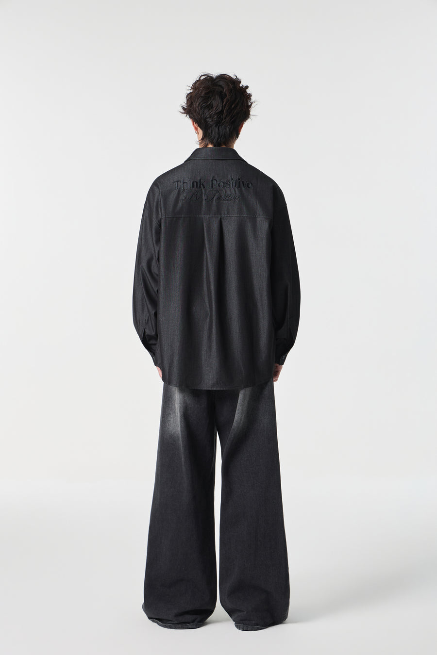 Noir-Wash Paneled Shirt View 11 | Weezy