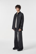 Noir-Wash Paneled Shirt View 13 | Weezy