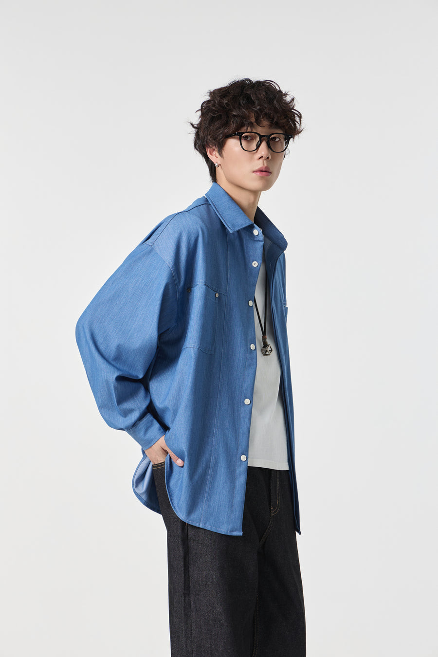 Ocean-Wash Paneled Shirt View 11 | Weezy