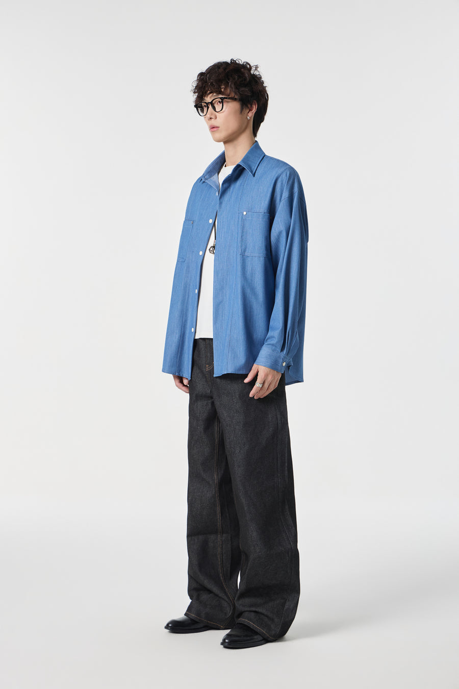 Ocean-Wash Paneled Shirt View 13 | Weezy