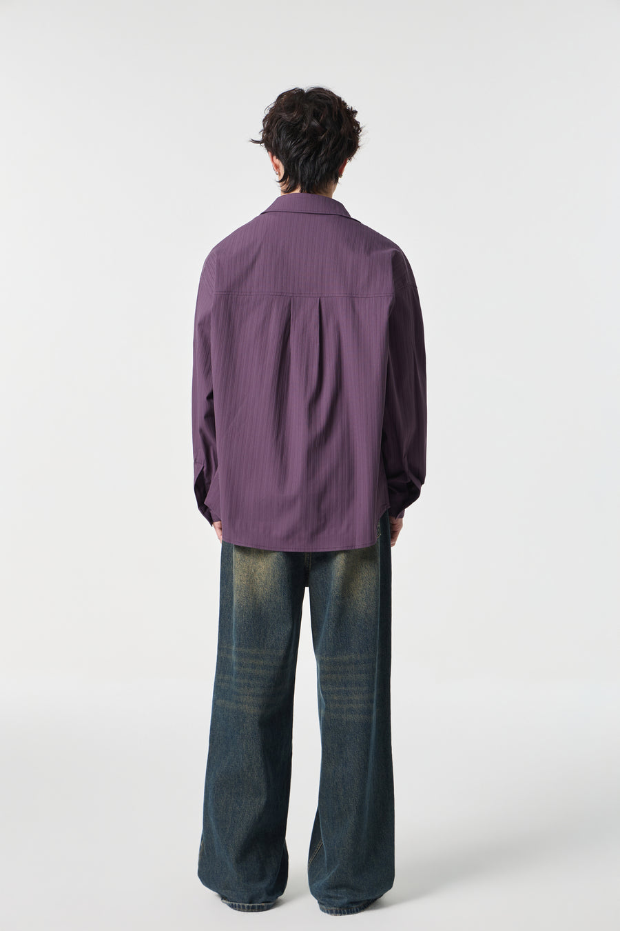 Plump Pinstripe Overshirt View 13 | Weezy