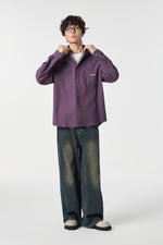 Plump Pinstripe Overshirt Flat lay | Weezy