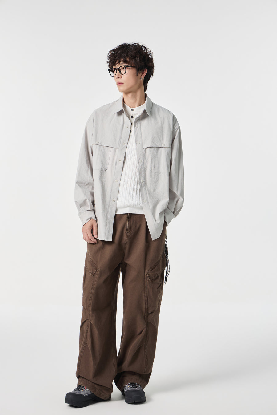 Grey Clean Field Overshirt View 10 | Weezy