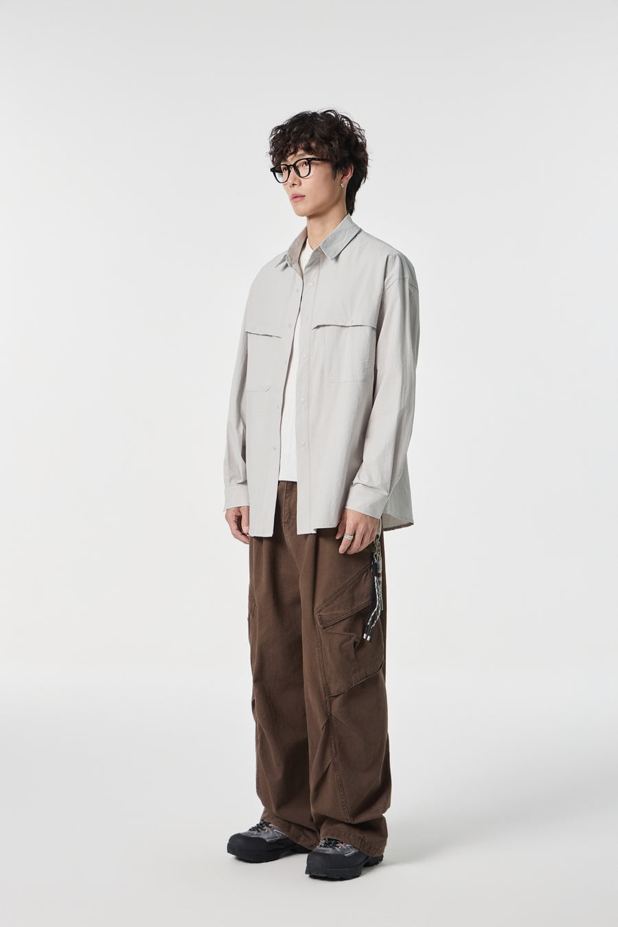 White Nomad Utility Shirt View 12 | Weezy