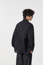 Black Textured Air Shirt Flat lay | Weezy