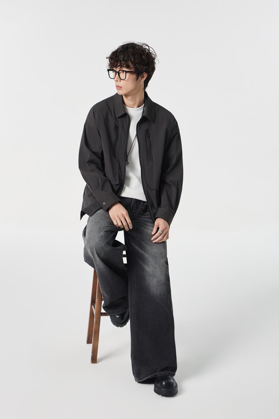 Black Urban Modular Jacket Flat lay | Weezy