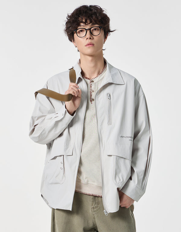 Grey Urban Modular Jacket Front view | Weezy