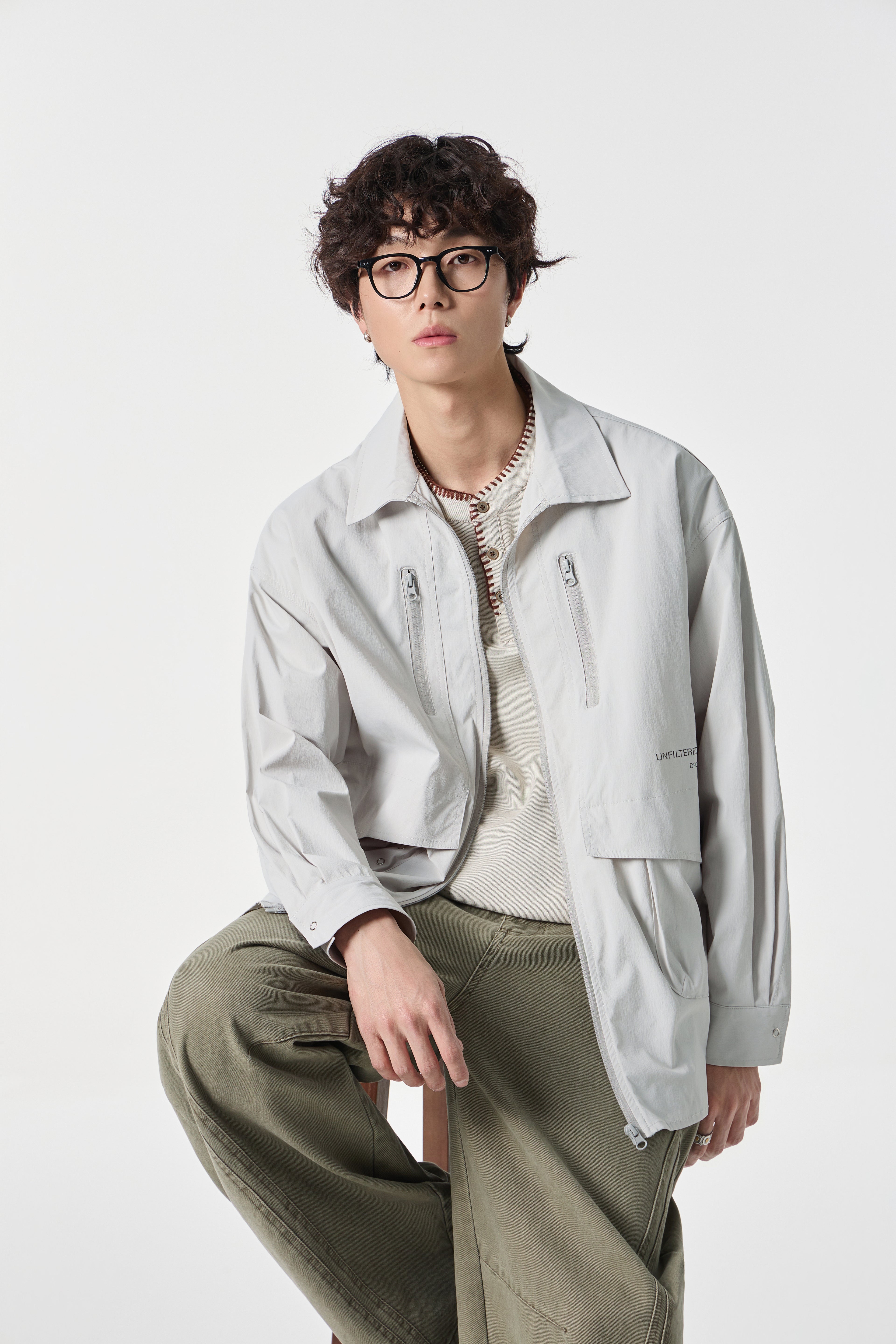 Grey Urban Modular Jacket Side view | Weezy