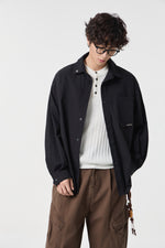 Geographic Black Tech Utility Overshirt Flat lay | Weezy