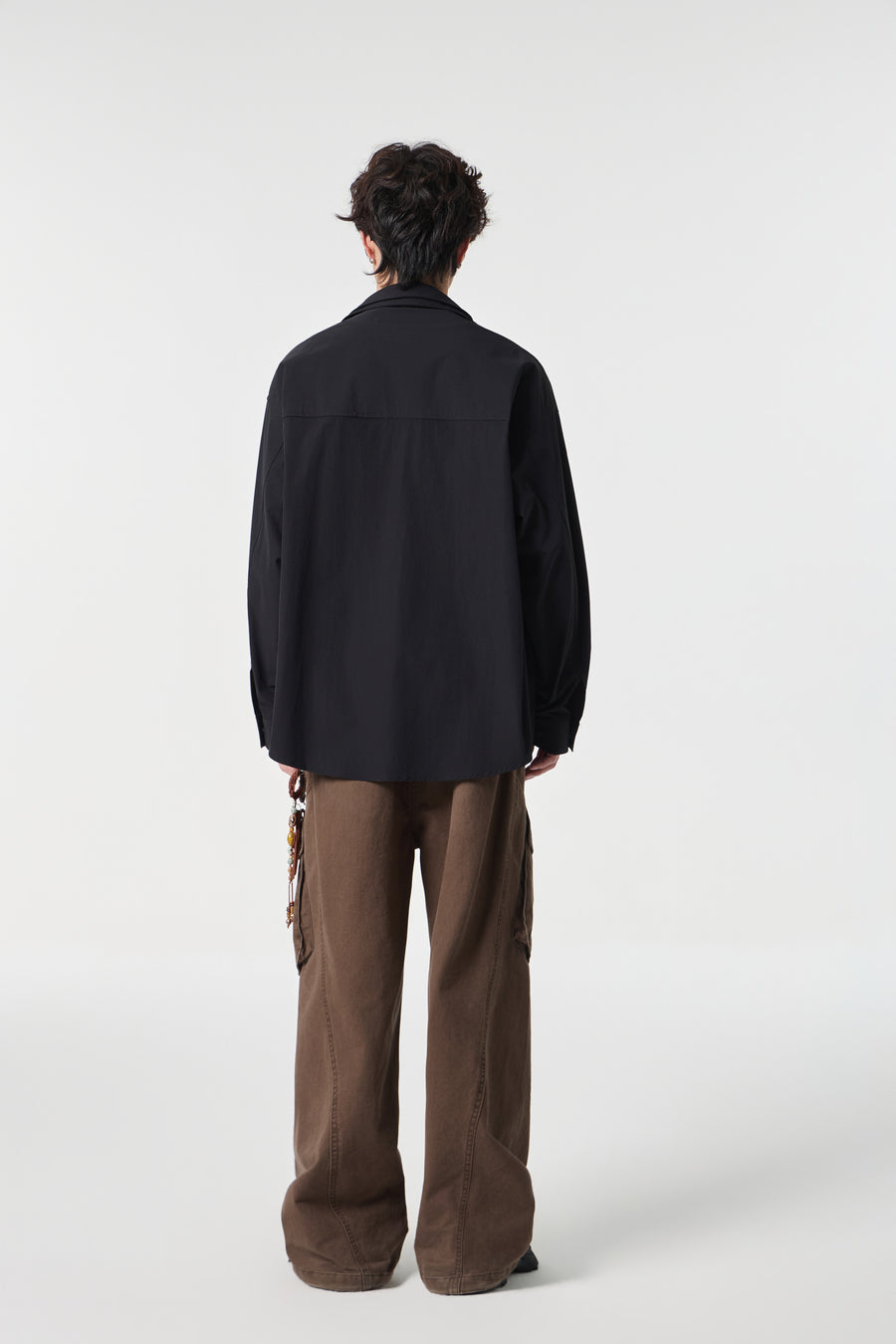 Geographic Black Tech Utility Overshirt View 10 | Weezy