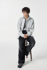 Geographic Grey Tech Utility Overshirt View 9 | Weezy