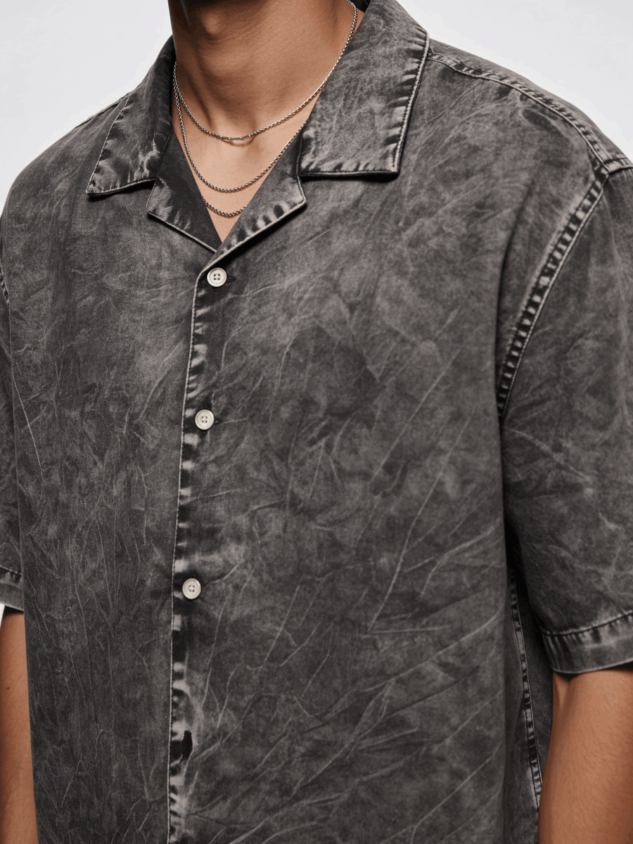 Acid Washed Shirt Back view | Weezy