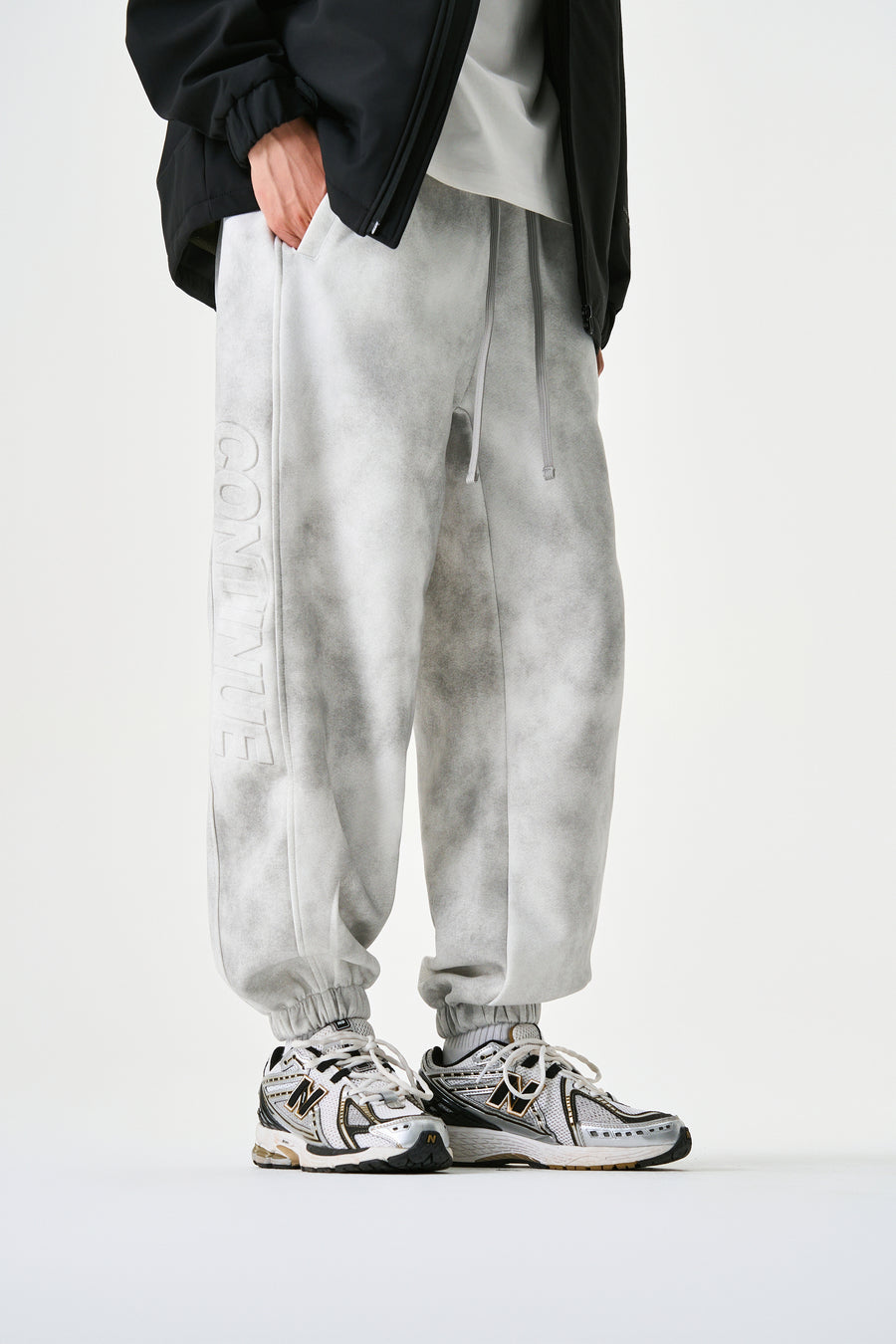 Lunar Washed Jogger Pants Side view | Weezy