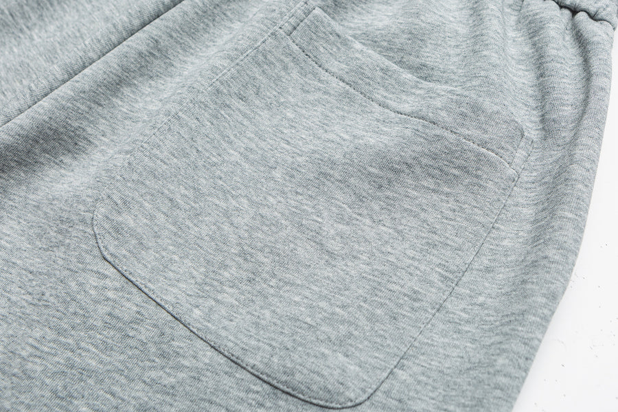 Embroidered Grey Sweatpants View 10 | Weezy