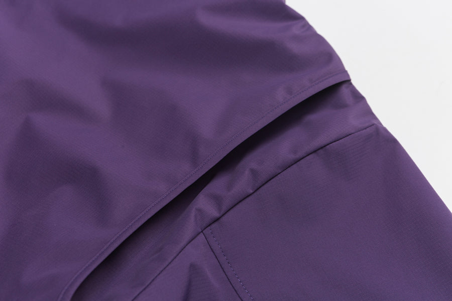 Purple Hooded Cargo Jacket View 15 | Weezy
