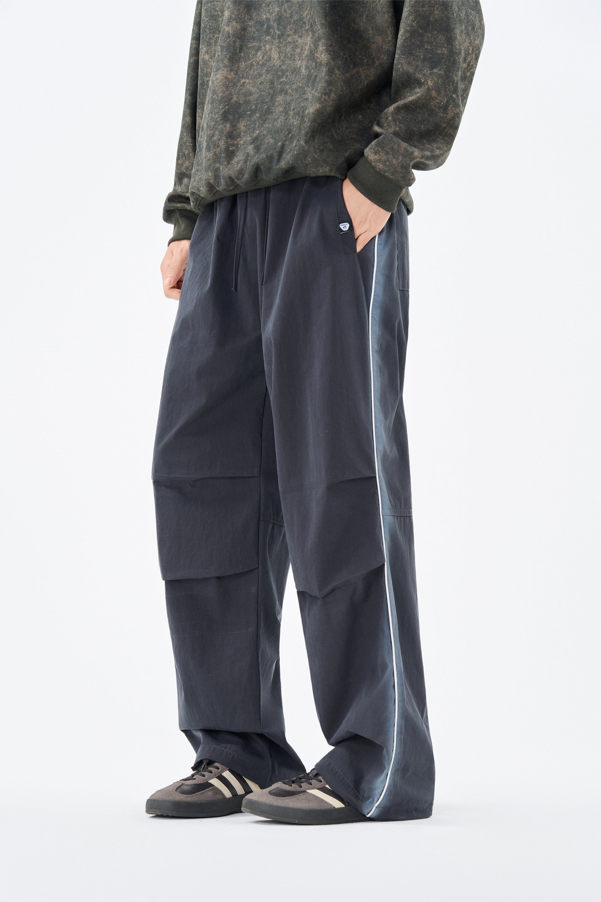 Ash Grey Cargo Pants