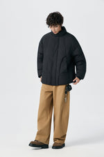 Obsidian Quilt Jacket Model view | Weezy