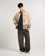 Gradient Washed Apricot Overshirt Back view | Weezy