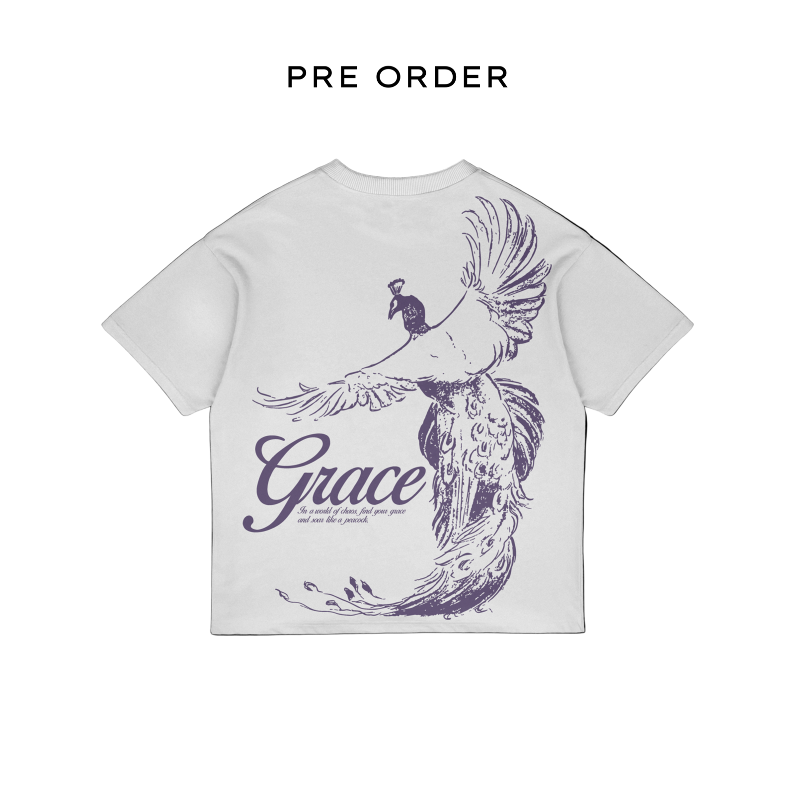 Premium White Grace Oversized T-shirt