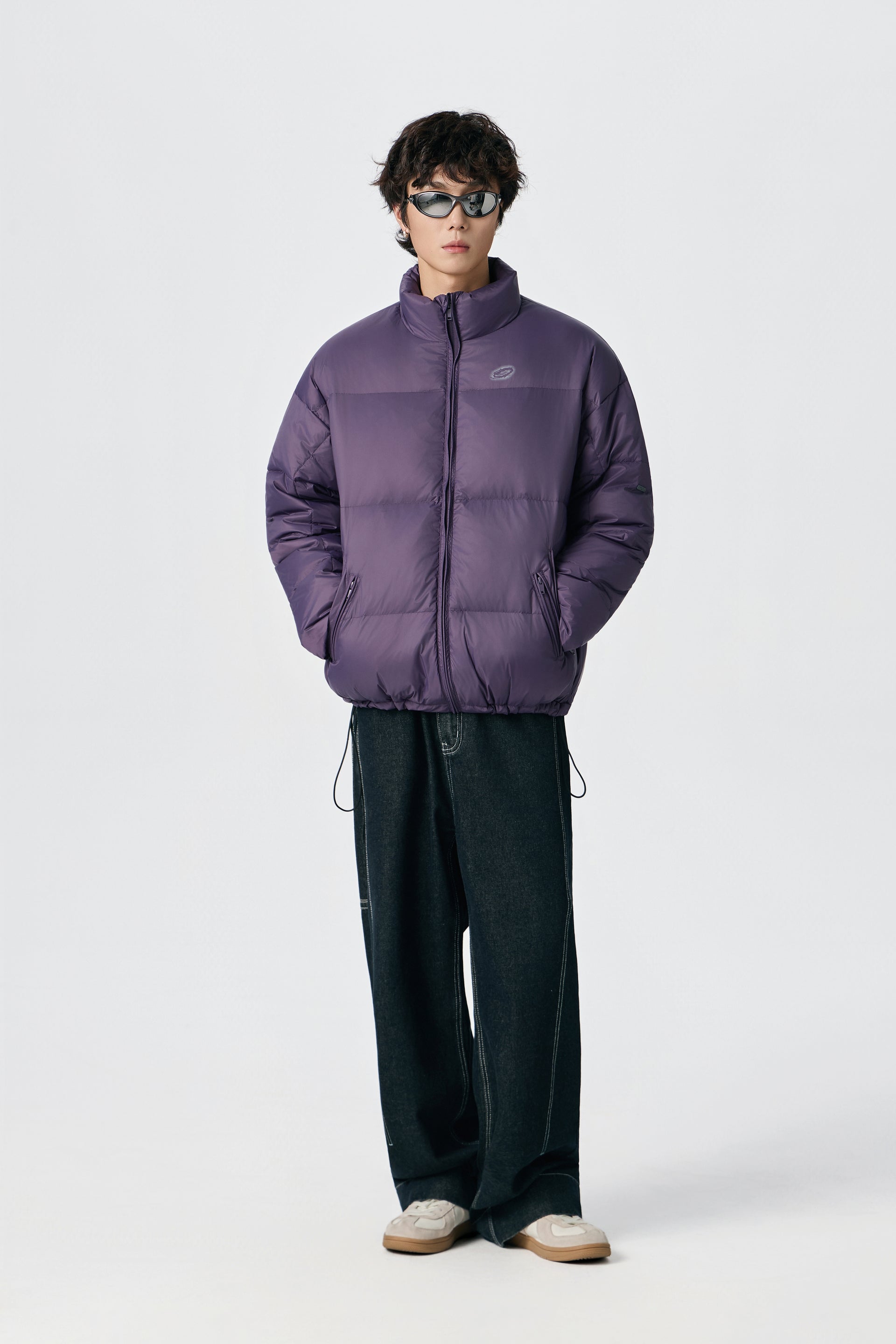 Ridge Plum Puffer Jacket