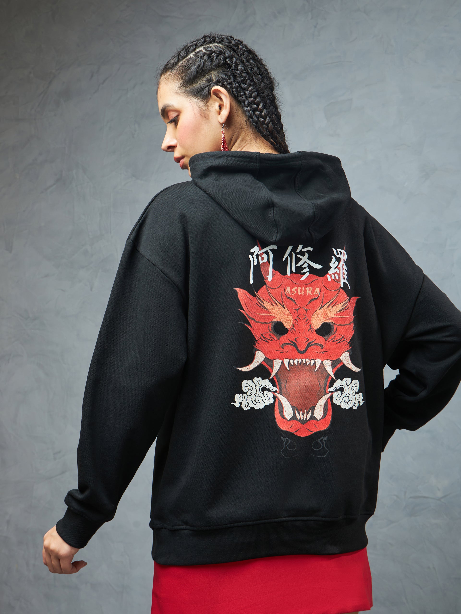 Jet Black Asura Hoodie
