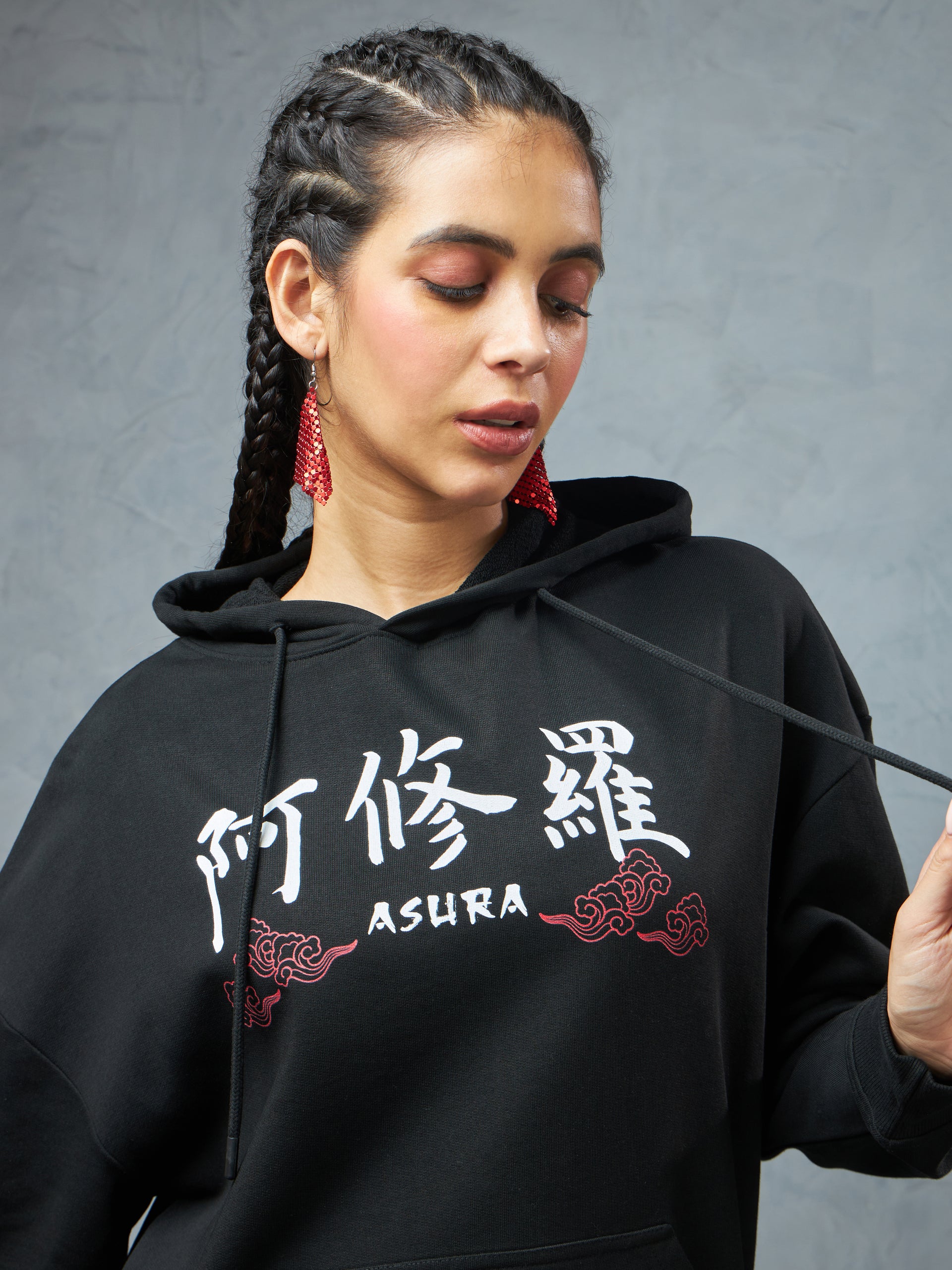 Jet Black Asura Hoodie