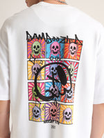 White Bamboozled Oversized T-Shirt Side view | Weezy