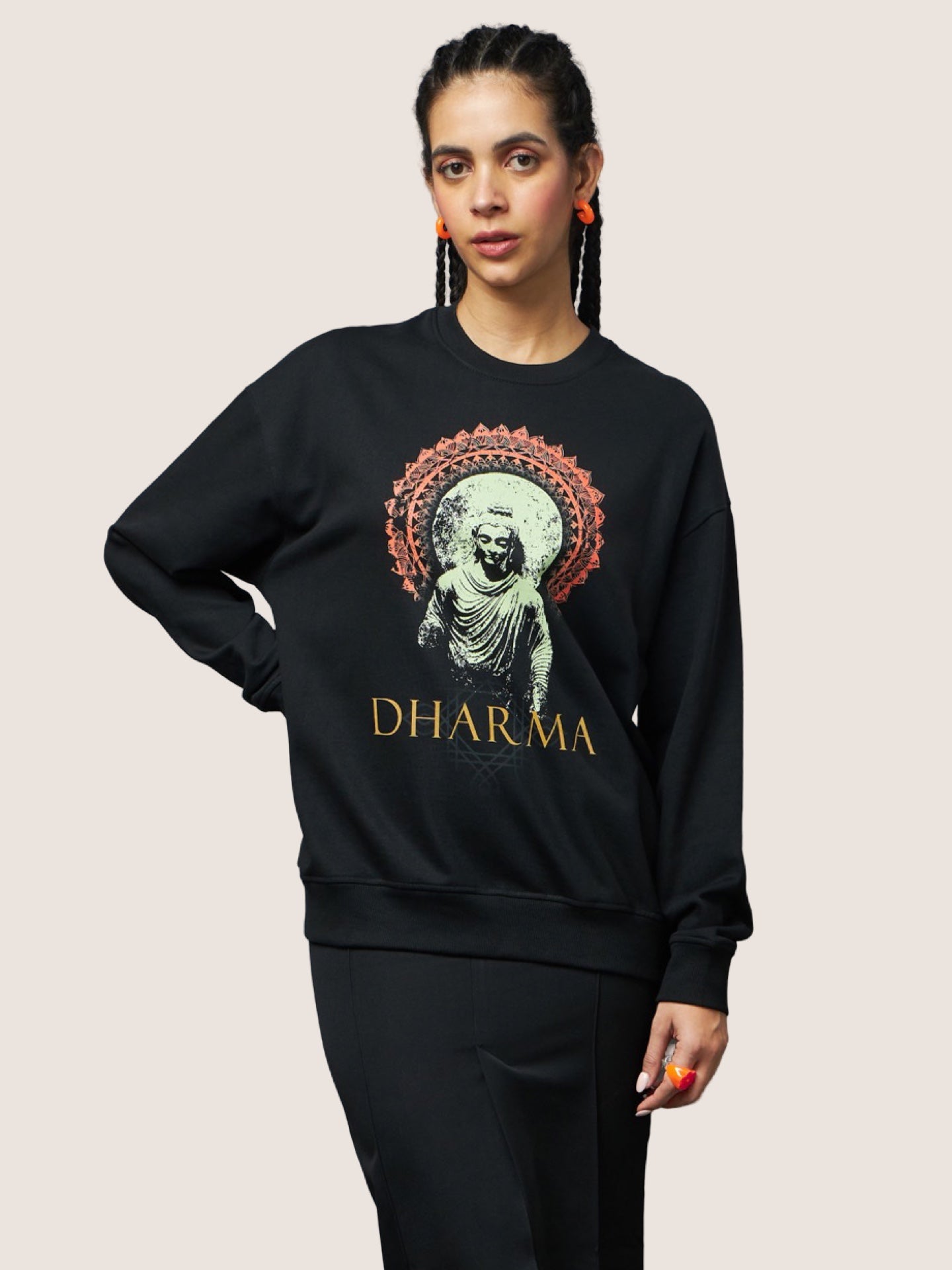 Jet Black Dharma Sweatshirt