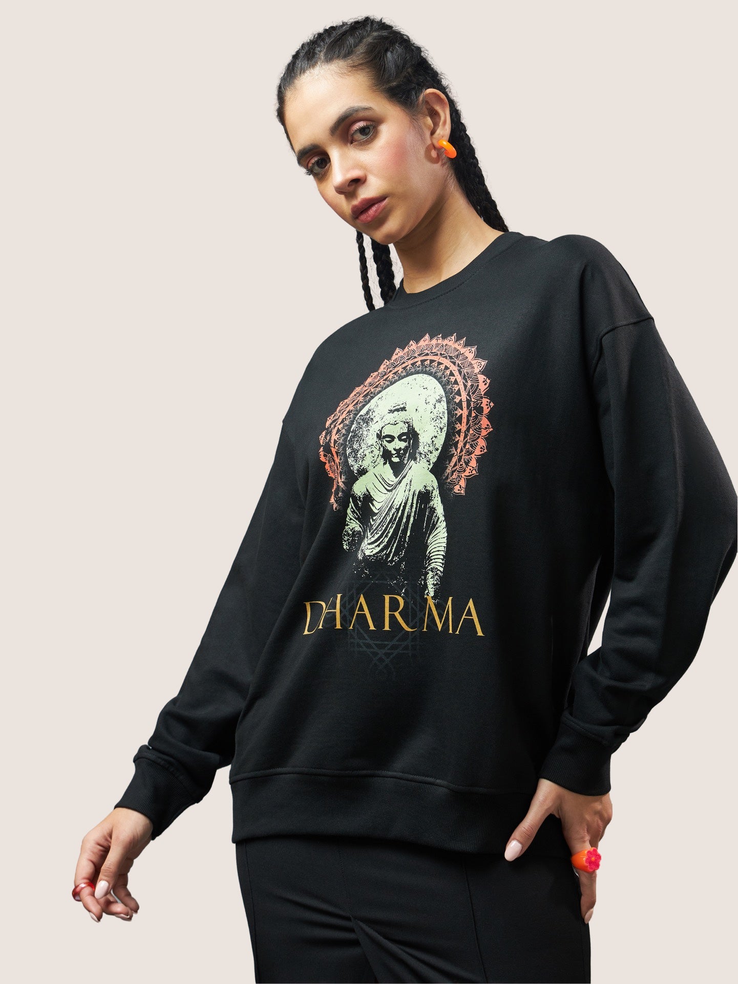 Jet Black Dharma Sweatshirt