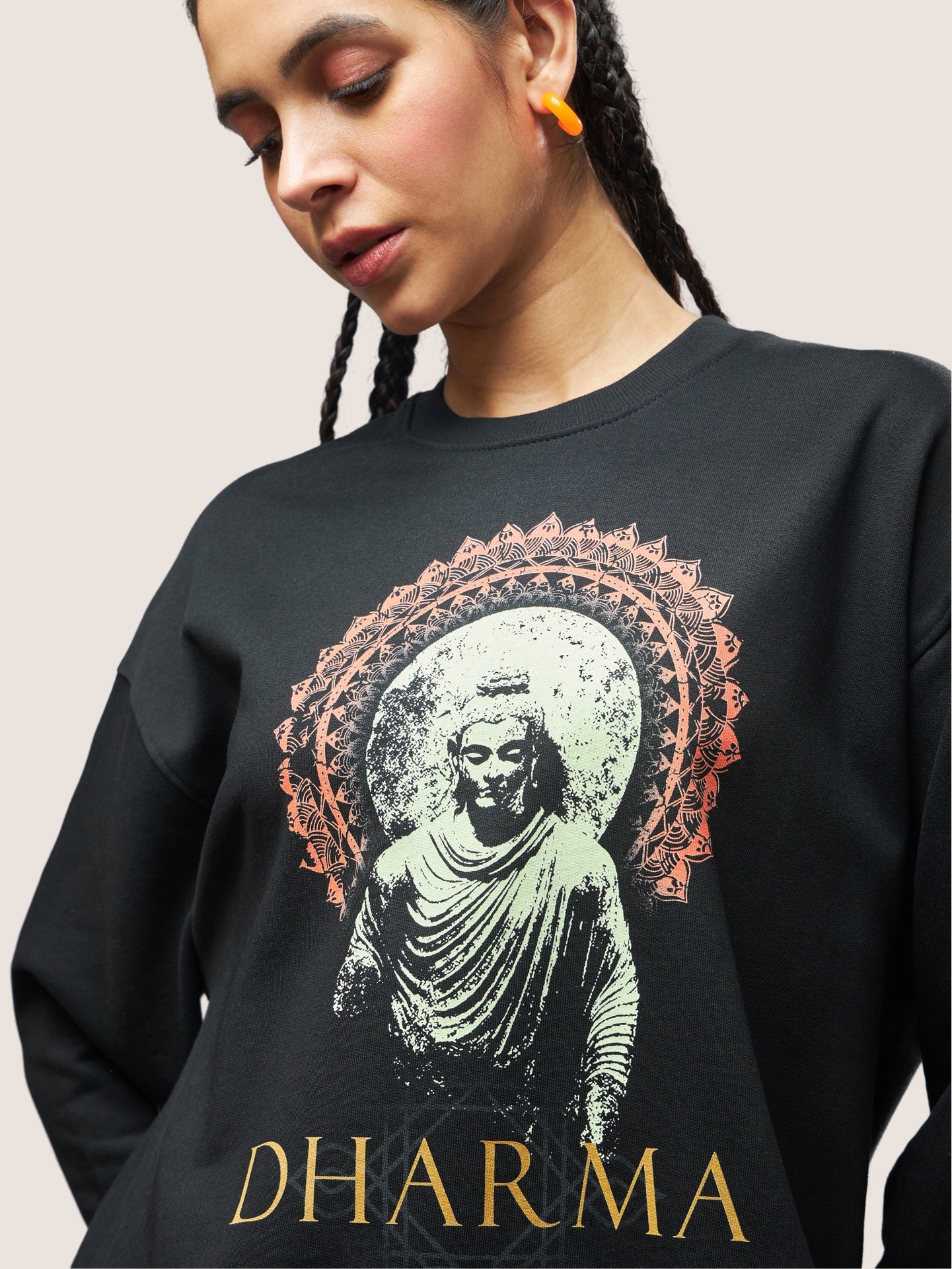 Jet Black Dharma Sweatshirt