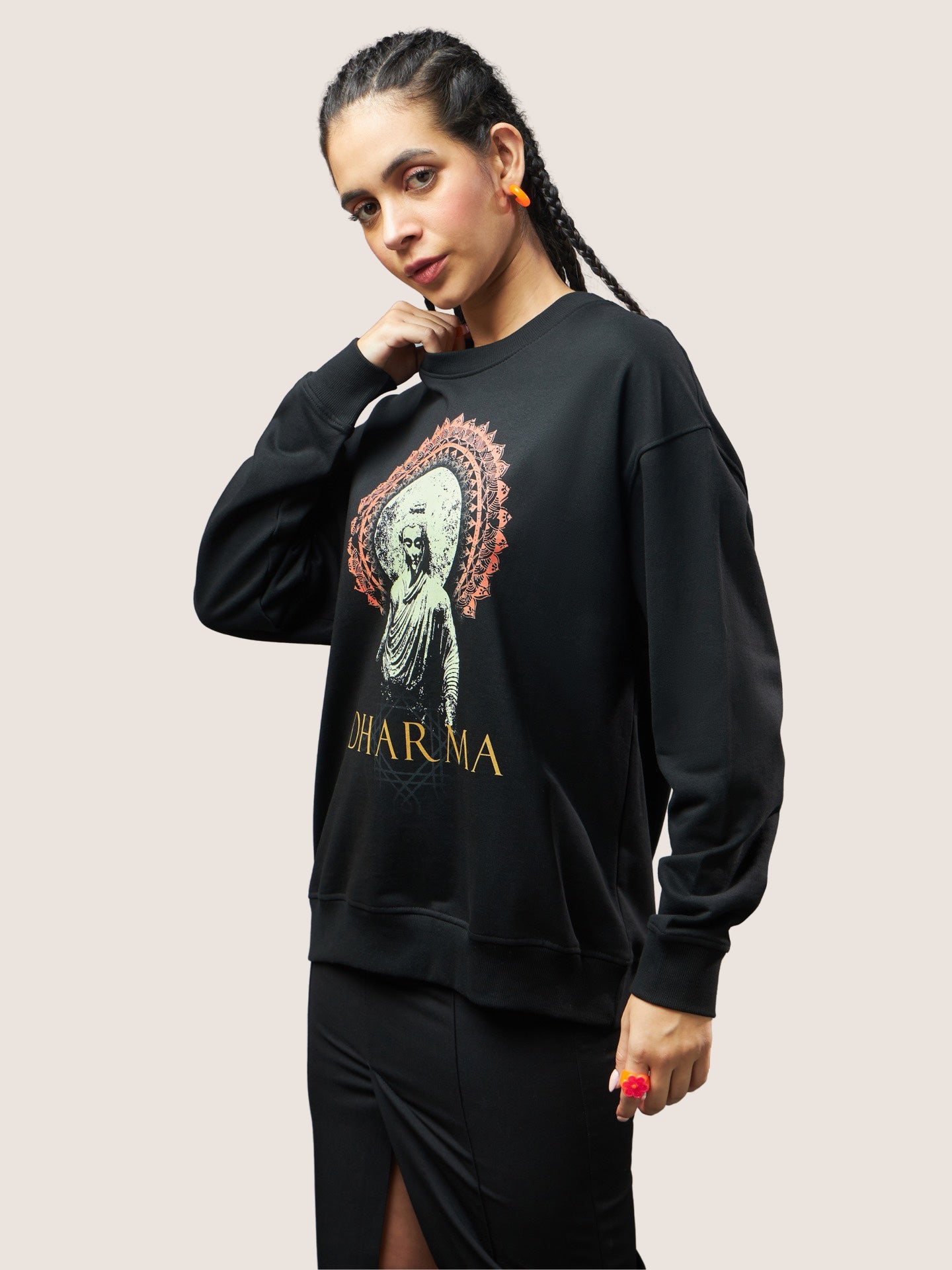 Jet Black Dharma Sweatshirt