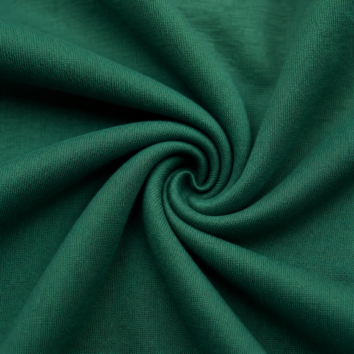Close up of the 240 GSM cotton polyester fabric of this Silly Goose T-Shirt