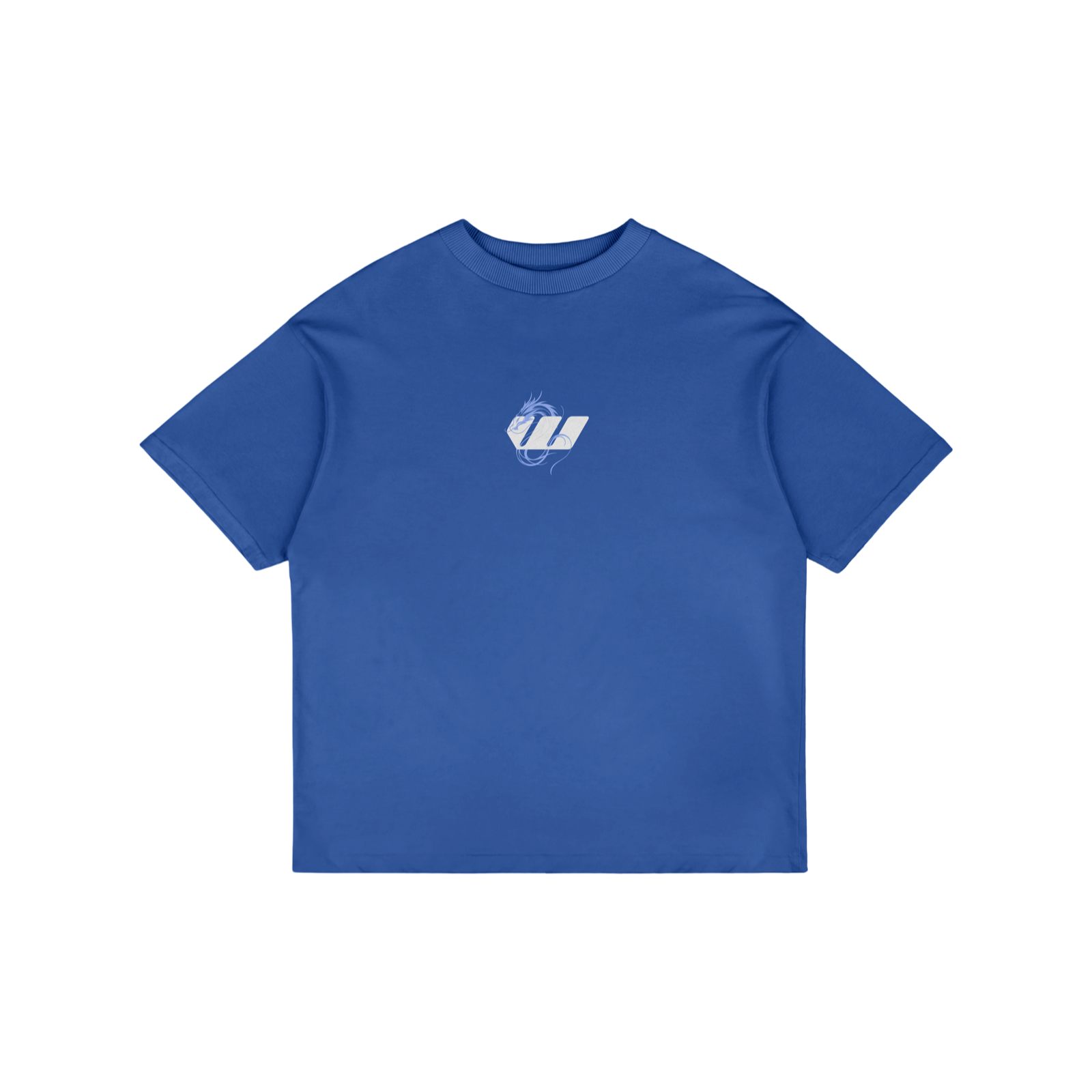 Premium Royal Blue Dragon Oversized T-shirt