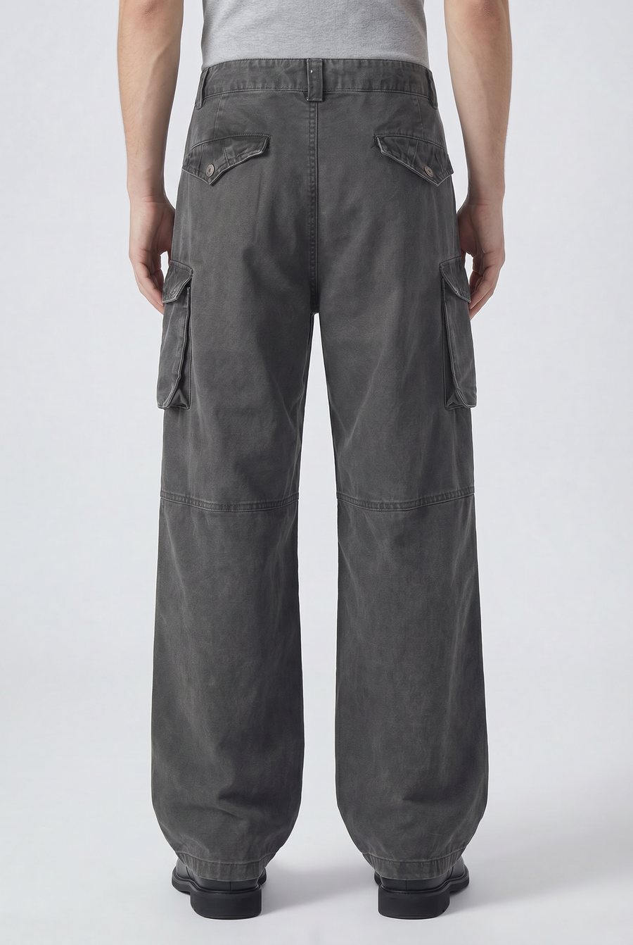 Slate Utility Cargos Side view | Weezy