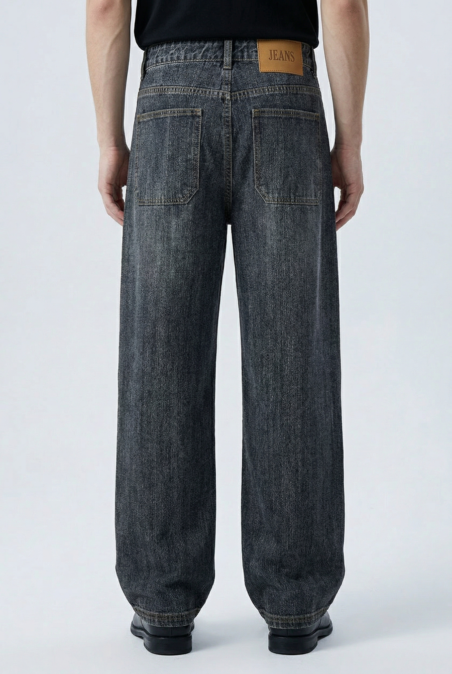 Slate Pillar Jeans Front view | Weezy