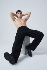 Noir Terrain Sweatpants Back view | Weezy