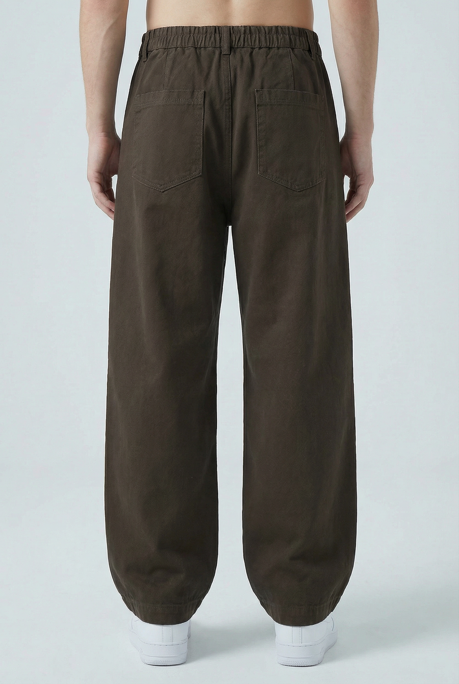 Umber Flow Trousers Detail view | Weezy